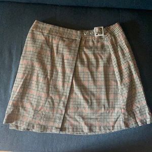 john galt emerson plaid skirt